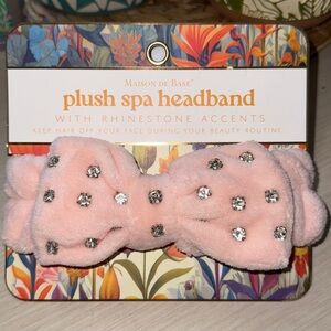 Pink Plush Spa Headband